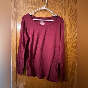 No boundaries red long sleeve top xxl
